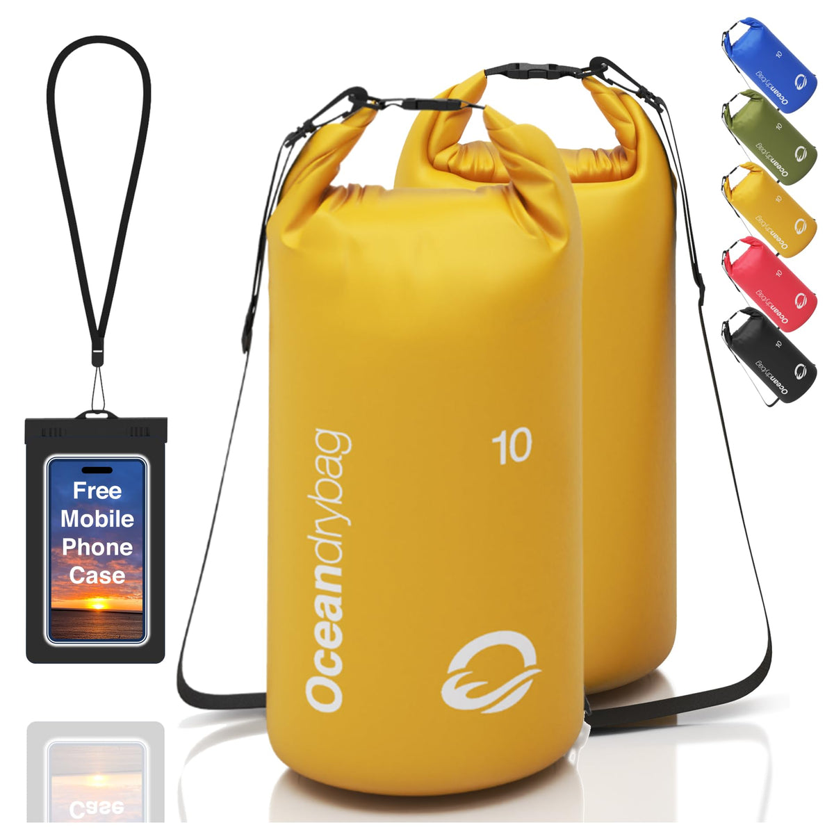 Waterproof dry bag for kayaking and camping