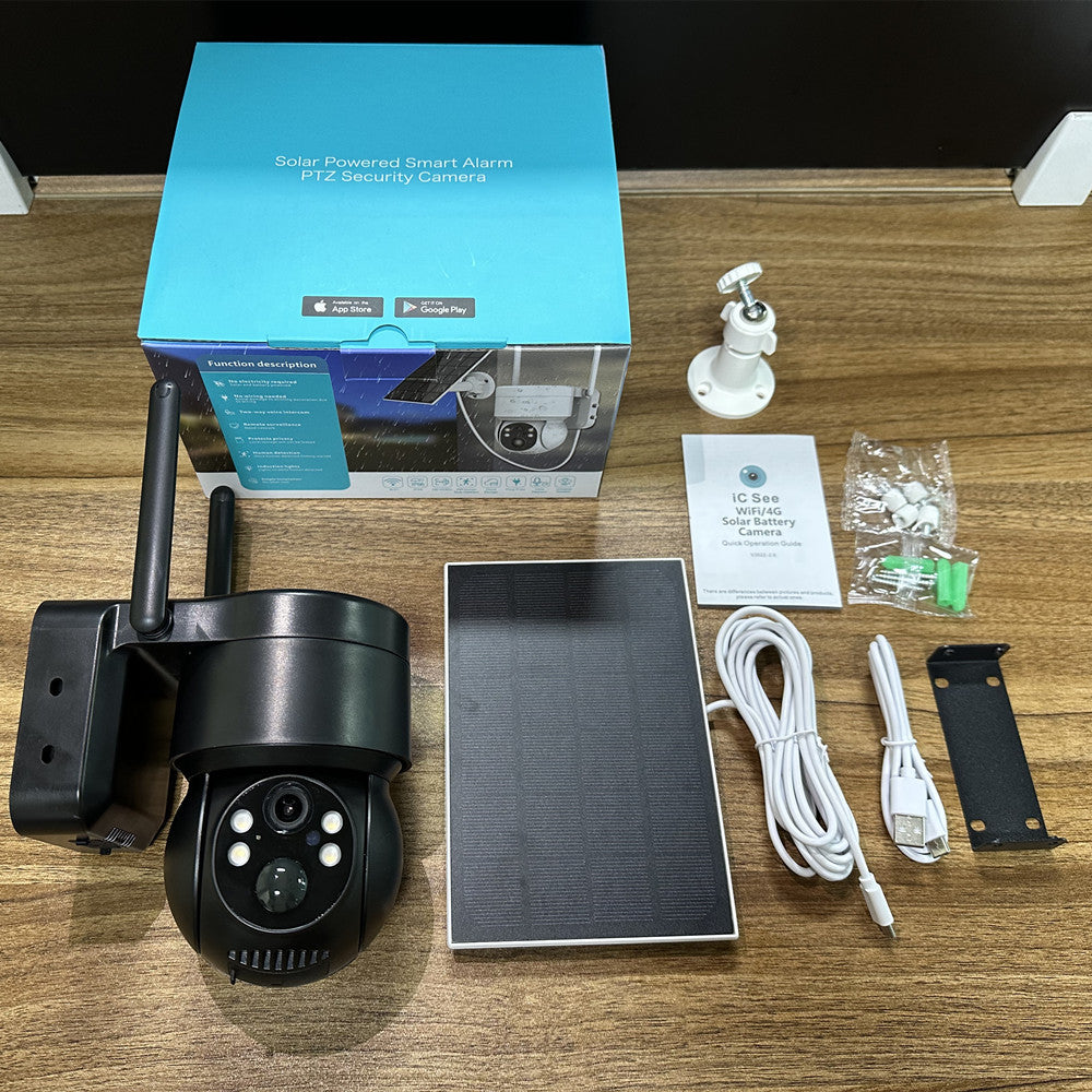 4MP solar wireless outdoor security camera