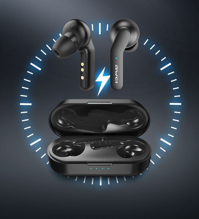 AWEI T10C TWS
Bluetooth 5.0 Wireless Earbuds
Up to 10m Transmission Range