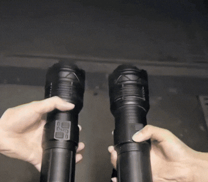 Titanium Laser Pro Flashlight – 100,000 Lumens Rechargeable