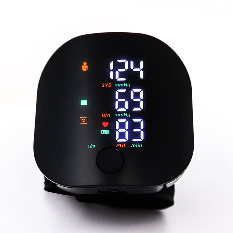 Backlit Wrist Blood Pressure Device
