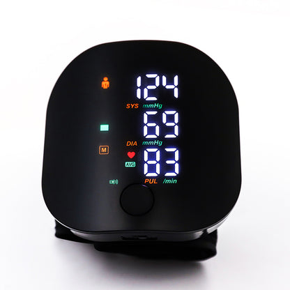 Backlit Wrist Blood Pressure Device
