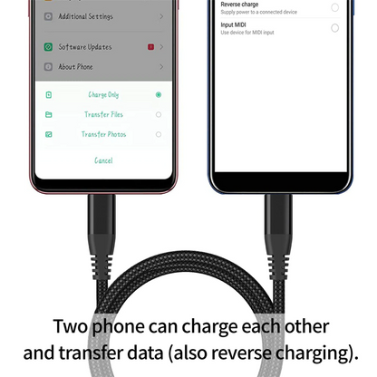 Premium USB Type-C cable supporting 100W fast charging