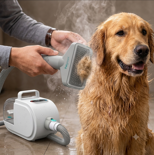 Professional pet grooming vacuum system