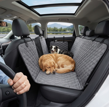Premium rear seat hammock for dogs