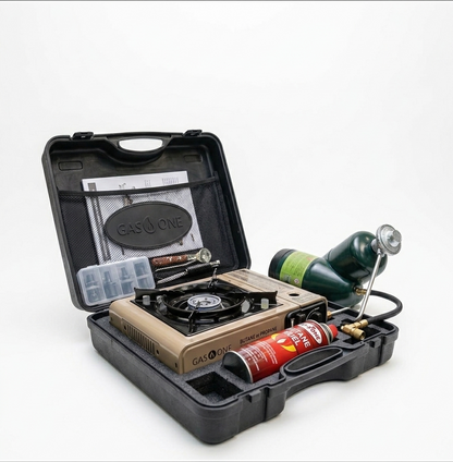 Portable propane and butane camping stove