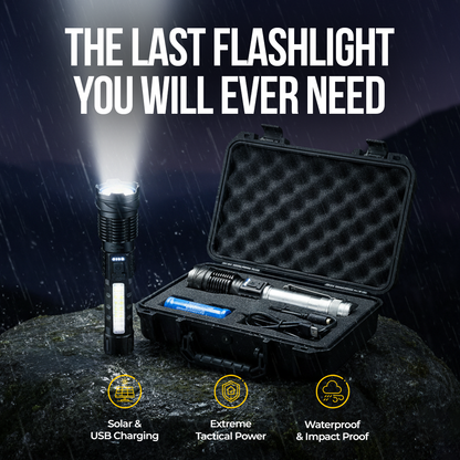 BUILT FOR EVERY ADVENTURE

• Camping

• Hiking

• Emergency Kit

• Home Security

• Outdoor Activities