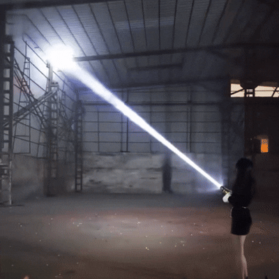 Titanium Laser Pro Flashlight – 100,000 Lumens Rechargeable