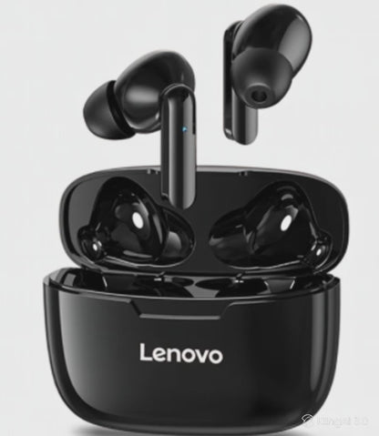 Lenovo P1 Series Bluetooth Earbuds with charging case.