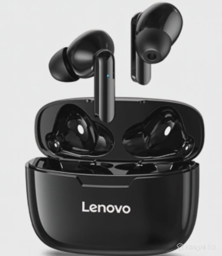 Lenovo P1 Series Bluetooth Earbuds with charging case.
